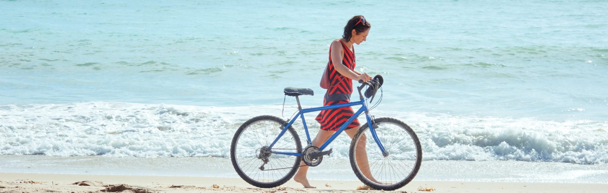 Girl with a Blue Bike